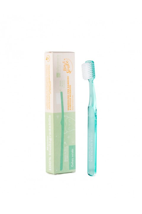 Spazzolino bimbi in fibra vegetale - La Saponaria